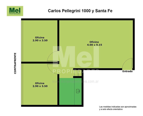 Imagen 12 de 12 de Excelente Oficina En Inmejorable Ubicación 65 M2 Office Baño