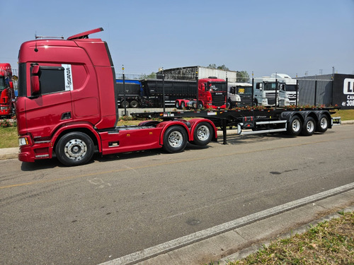 Scania R450 6x2 Highline Ano 22 + Bug Container Noma 0km 40p