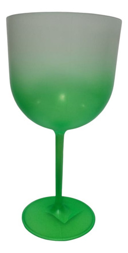 Taça De Gin Verde Degrade 600ml Linda Festas Eventos E Shows Verde