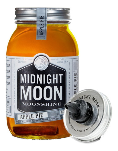 Whisky Midnight Moon Apple Pie 35°+ Dosificador Envío Gratis