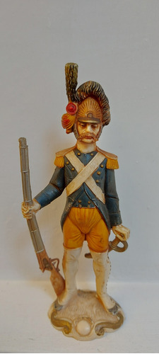 Figura Soldado De Napoleón Resina Marca Repose Italy 17cm