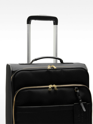 Maleta De Viaje Parfois De Nylon Con Colgante Negro Maleta De Viaje