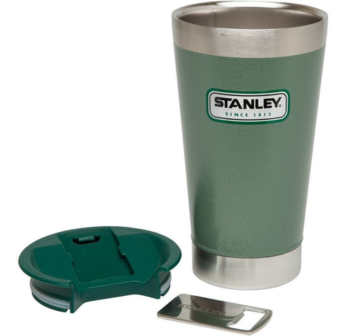 Stanley Vaso Con Destapador Verde