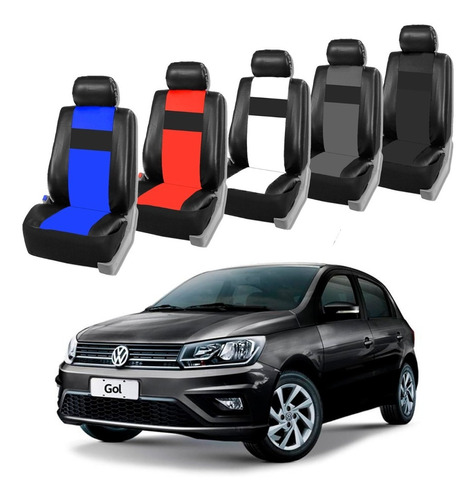 Fundas Cubre Asientos Auto Cuero Ecologico Para Gol Trend.