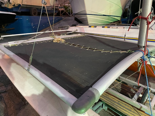 Imagem 6 de 6 de Veleiro Hobie Cat 14 + Vela + Carreta Poddium Náutica