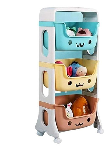 Organizador De Brinquedos Estante 3 Prateleiras