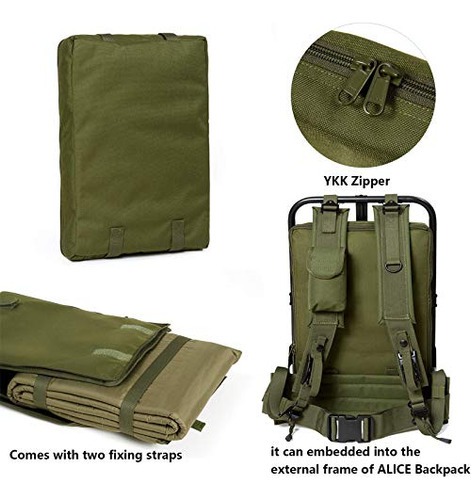 Colchoneta De Campamento Militar Autoinflable Mt Army A...