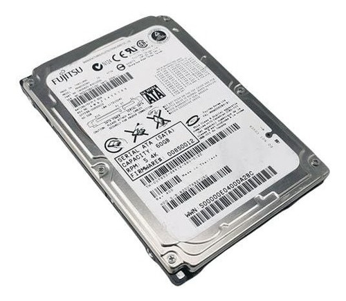 Imagen 2 de 5 de Pack De 2 Discos Duros Fujitsu De 60gb + Sata + 5.4k + Rpm