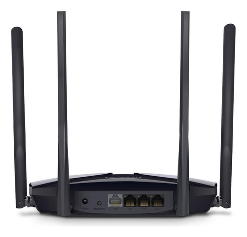 Mercusys Mr70x Router Gigabit Wifi 6 Banda Dual Ax1800 Negro