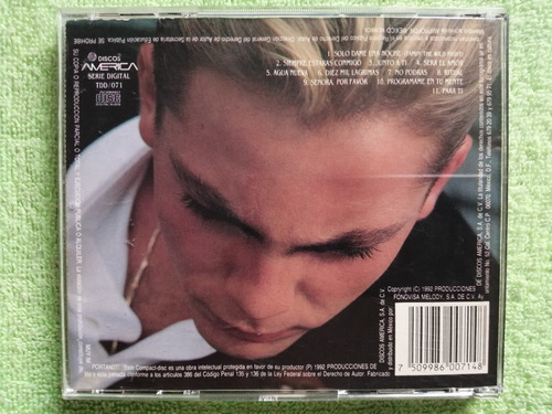 Imagen 4 de 4 de Eam Cd Cristian Castro Agua Nueva 1992 + Para Ti Vers. Larga