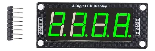 Módulo Digital Led, Pantalla De Segmentos De 4 Piezas, 4 Bit