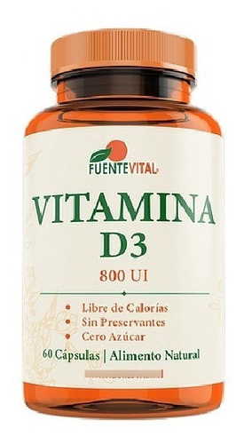 Vitamina D3 - 60 Cápsulas Vegetales