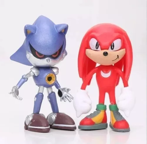 Bonecos Sonic Kit C/ 6 Conjunto Action Figure Pronta Entrega