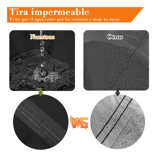 Funda De Mesa Ping Pong Cubierta Tenis Impermeable Exterior