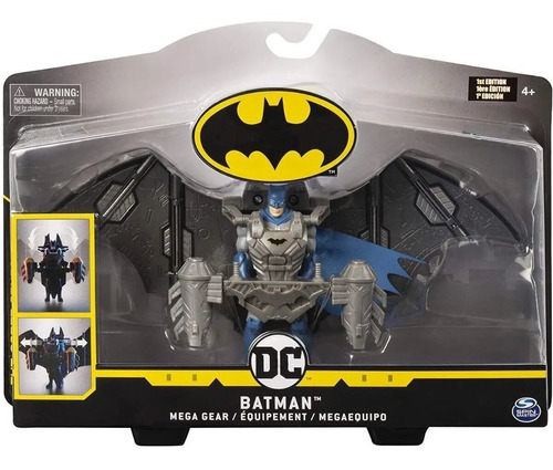 Batman Mega Gear Muñeco Figura Con Accesorios Oficial Lelab