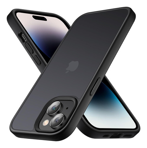 Funda Para iPhone 15 Plus iPhone 14 Plus Negro 6.7puLG Duro