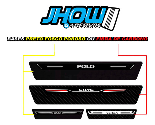 Kit 8 Peças Soleira Super Protetora Premium - Todas Marcas