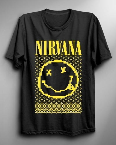 Polera De Nirvana Like Bordado