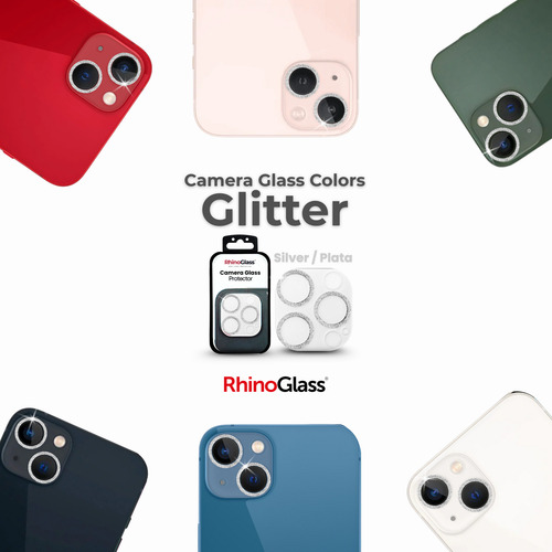 Camara Glass Protector Rhinoglass 2pza Iphone 11 /12/12mini Plateado