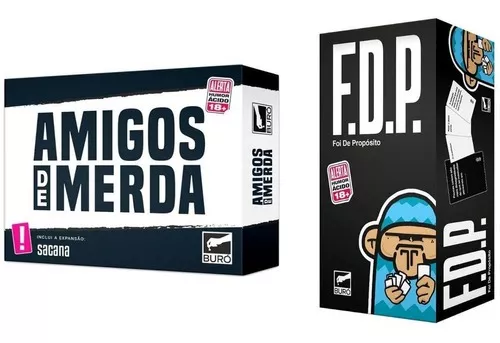Amigos de Merda - Buró Games : : Brinquedos e Jogos