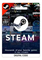 Comprar Tarjeta Steam Saldo Gift Card Global Entrega Inmediata