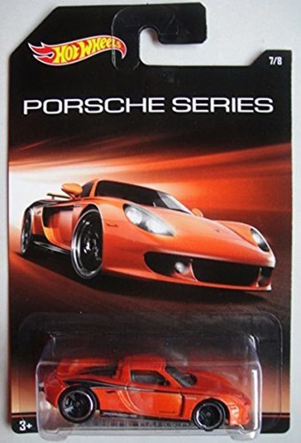 Hot Wheels Porsche Series Carrera Gt 7/8, Color Naranja