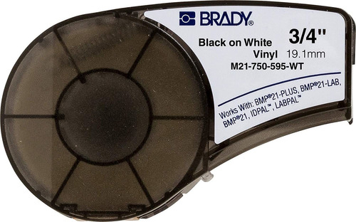 Brady Authentic  M21-250-595-wt  Etiqueta De Vinilo Para Tod