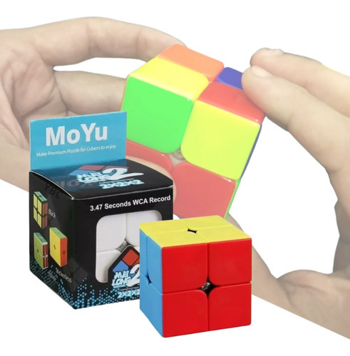 Cubo Mágico Moyu Giro Rápido Profissional 2x2x2 Colorido