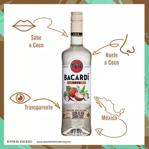 Bacardí Ron Sabor Coco 700ml