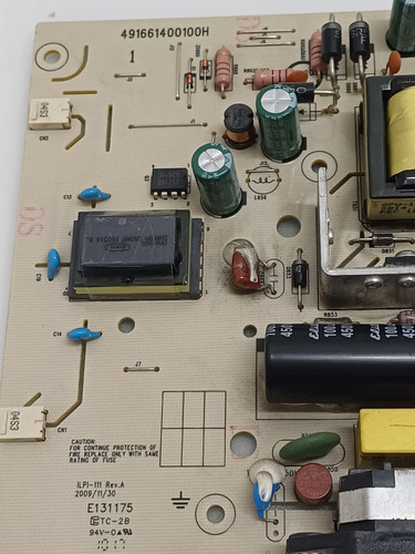 Placa Main Mother +fuente Monitor Dell 1909wb Original +gtia (Reacondicionado)