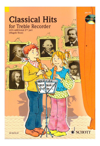 Classical Hits For Treble Recorder: With Additional 2nd Part