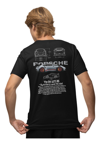 Playera Porsche Dimensions Gt3 Rs Back/ Coches Porsche 911