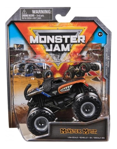 Monster Jam 1:64 Monster Mutt Negro