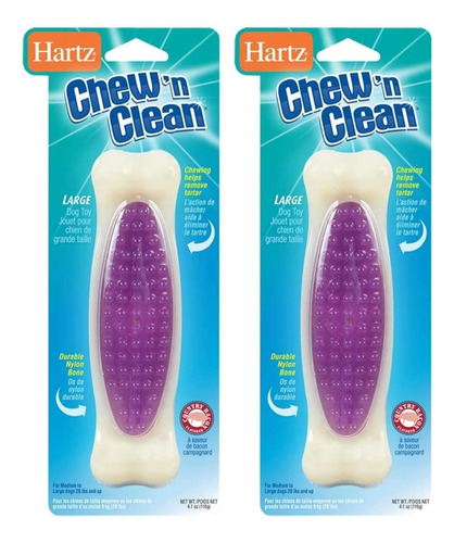 Hartz Chew N Clean - Juguete Masticable Para Perros Grandes.