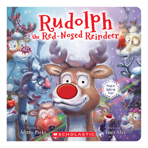 Rudolph The Red Nosed Reindeer, De Marks Johnny. Editorial Scholastic En Inglés, 2024