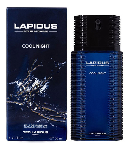 Perfume Hombre Lapidus Pour Homme Cool Night Edp 100ml