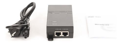 Inyector Poe Ruijie Estándar 802.3bt Multi-gigabit 2.5g