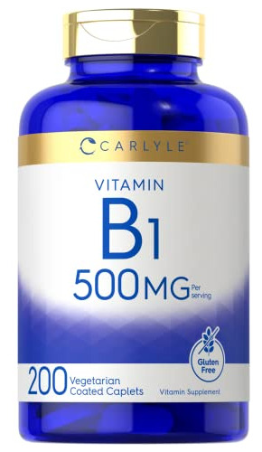 Carlyle Vitamina B1 500mg (thiamine) Silencio 200 V3c4h