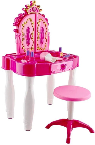 Tocador Ser De Maquillaje Para Niña Con Luz, Sonidos Y Mp3