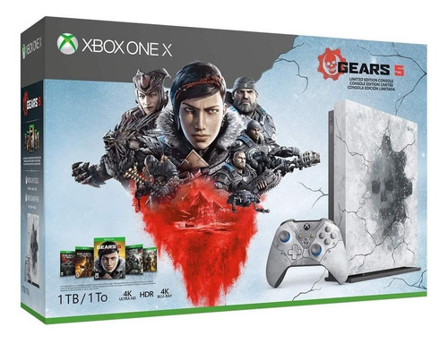 Microsoft Xbox One X 1TB Gears 5 Limited Edition artic blue