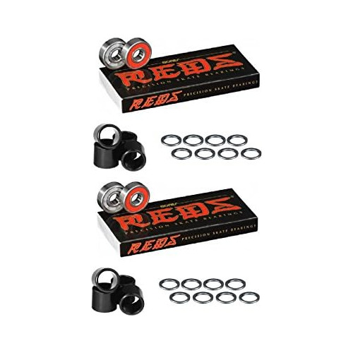 Rodamientos Reds Bearings (2) - Paquete De 8 Separadore...