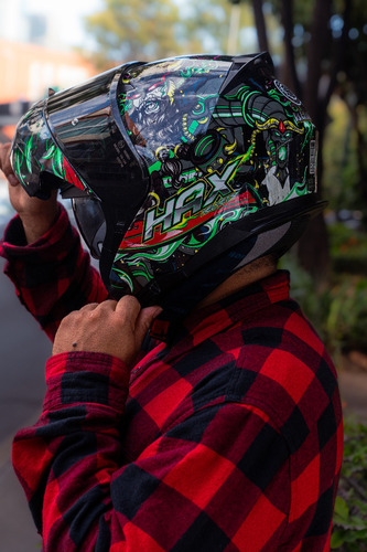 Hax Casco Moto Abatible Certificado Ece 06 Amatista Ragnarok