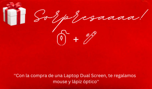 Notebook Doble Pantalla 15.6'' + 7'' Touch, 16gb Ram 1tb Ssd