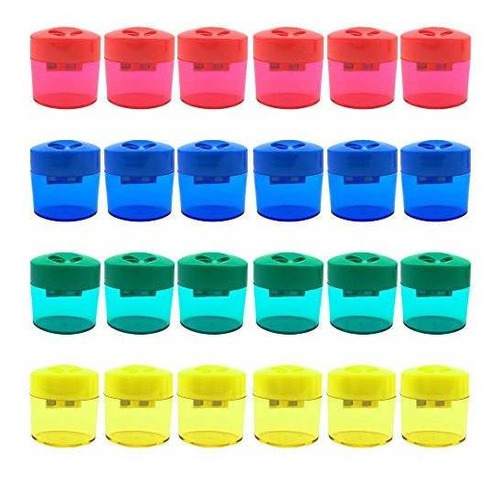 Sacapunta - 24pcs Pencil Sharpener Manual, Austark Assorted 