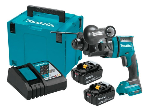 Makita Rotomartillo 18v Plus 18 Mm Bl Aws Lxt 2x5.0 Ah