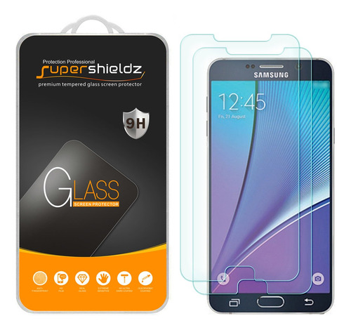 Pantalla Cristal Templado Para Samsung Galaxy Note 5 0.013