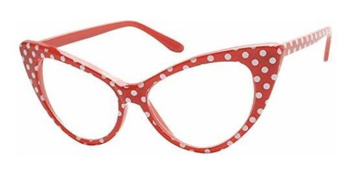 Montura - Shadyveu High Pointed Polka Dot Cat Eye Glasses Cl