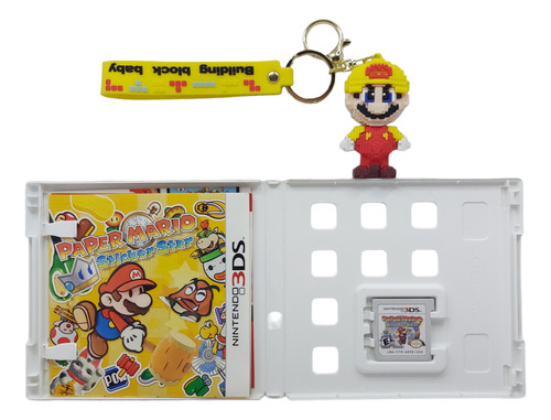 Videojuego Paper Mario Sticker Star Nintendo + Extra Llavero (Usado)