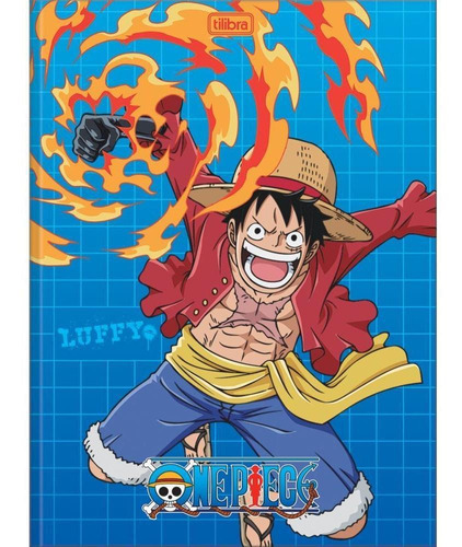 Caderno Brochurao Capa Dura One Piece 80fls