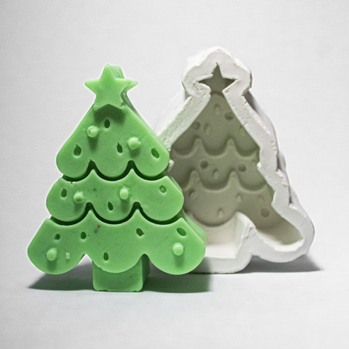 Forma De Silicone Árvore De Natal Ib-1888